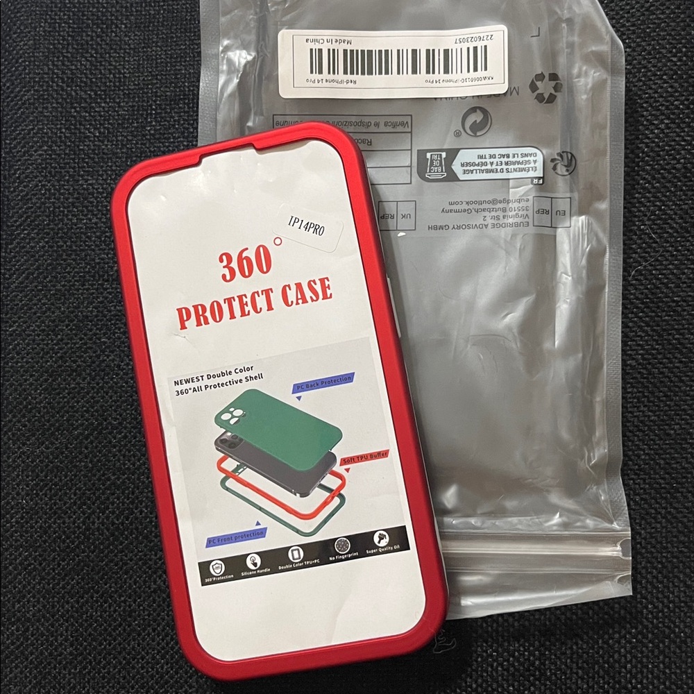 iPhone 14 Pro  Protective Phone Case ~ Red Rugged 🪴🆕🪴